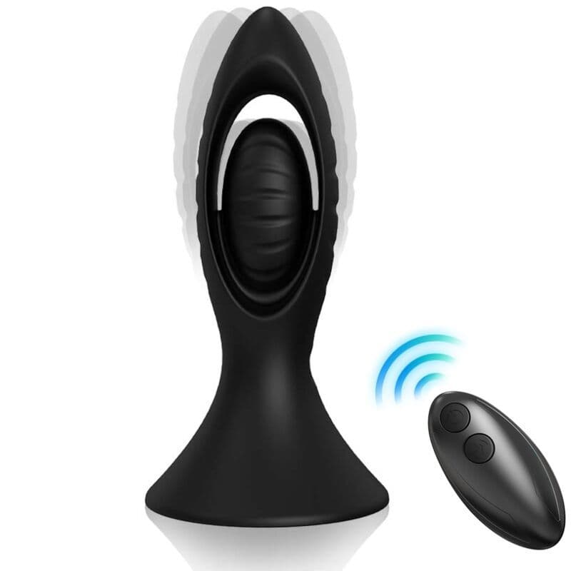 ARMONY - Vibrator i analni utikač silikon crni