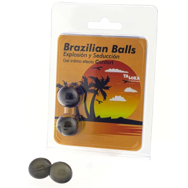 TALOKA - 2 BRAZILSKE KUGLICE S UČINKOM UDOBNOSTI UZBUDLJIVI GEL