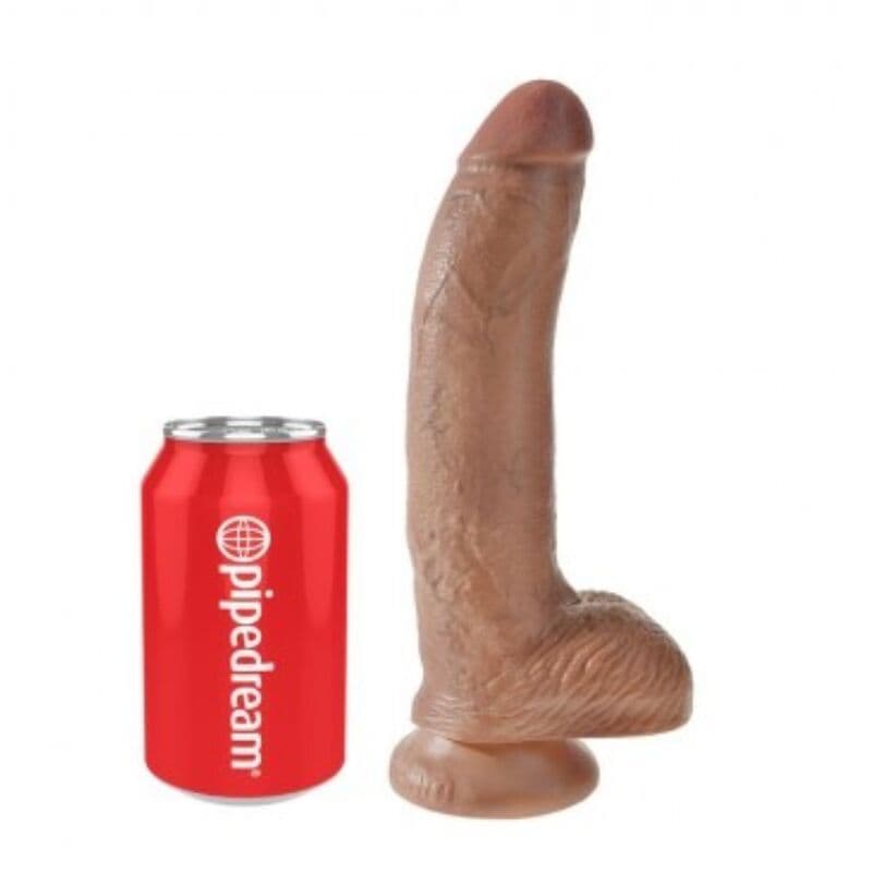 KING COCK - REALISTIČNI DILDO S TESTISIMA 22,8 CM