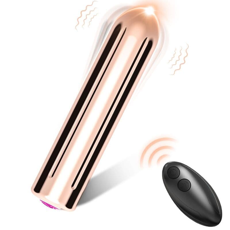 ARMONY - Warhead vibrator puščac daljinski upravljač zlato, 2 cm x 8,8 cm