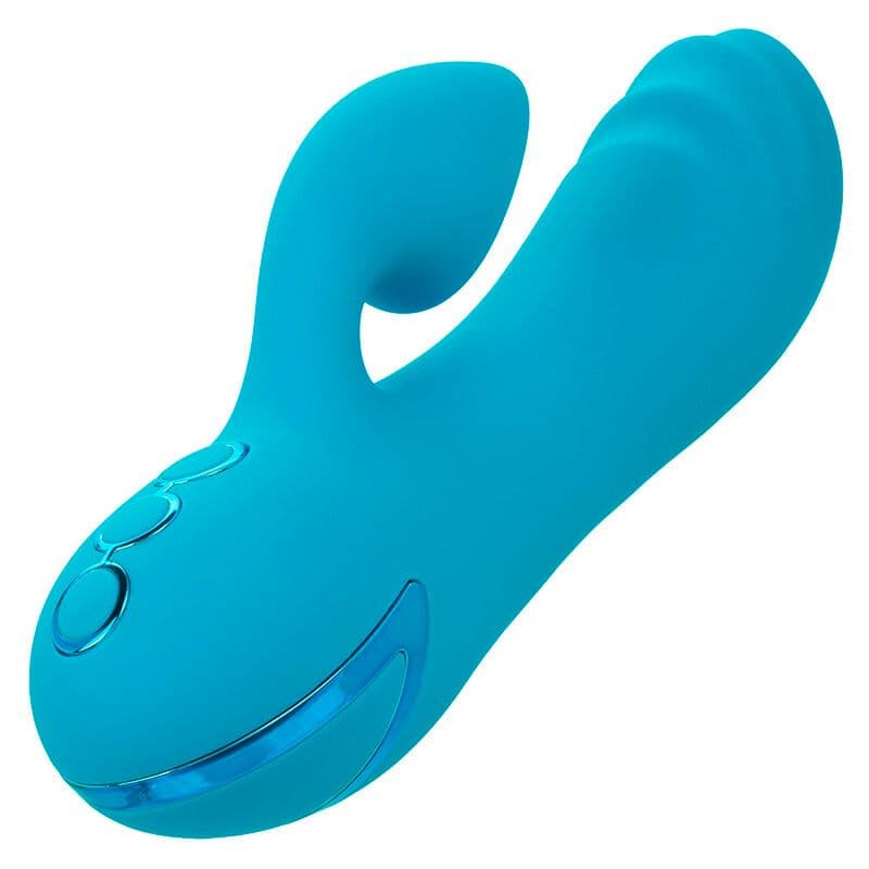 CALEXOTICS SUNSET BEACH SEDUCER VIBRATOR I STIMULATOR S 10 FUNKCIJA, PLAVI