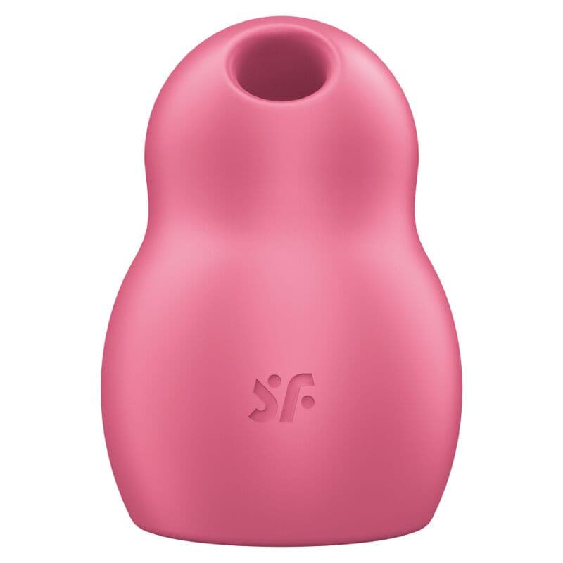 SATISFYER PRO TO GO 1 DVOJNI STIMULATOR Z ZRAČNIMI PULZI IN VIBRATOR, RDEČ