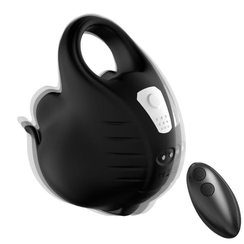 ARMONY - Cupping vibracijski prsten daljinski upravljač crni