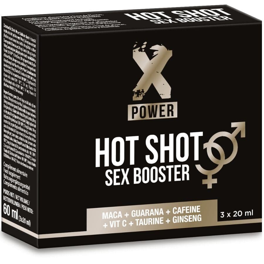 X POWER - HOT SHOT SPOLNI POJAČIVAČ ZA VEĆI LIBIDO 3 X 20 ML