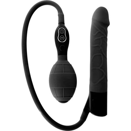SEVEN CREATIONS - ČRN NAPIHLJIV VIBRATOR