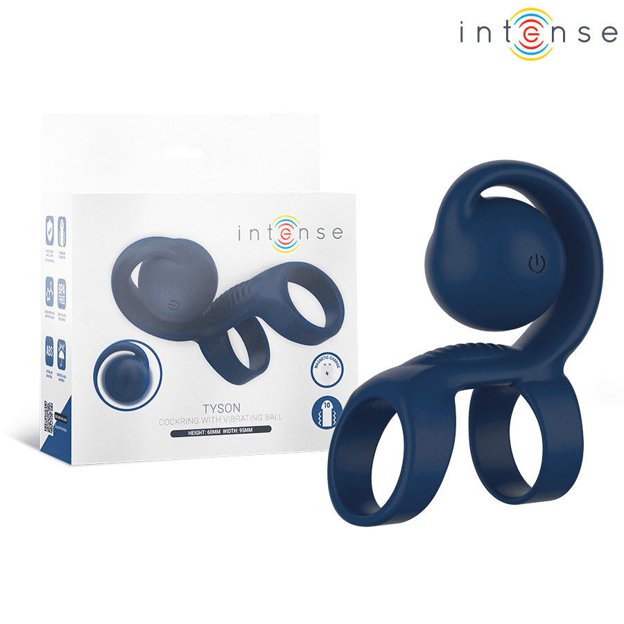 INTENSE - TYSON PRSTEN ZA PENIS S VIBRIRAJUĆOM KUGLICOM Ø 3,2 CM
