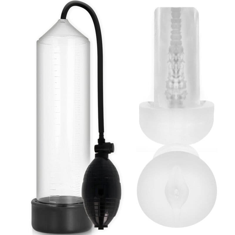 PUMP ADDICTED - RX3 PROZIRNA PUMPA ZA PENIS S NAVLAKOM PLEASURE SLEEVE