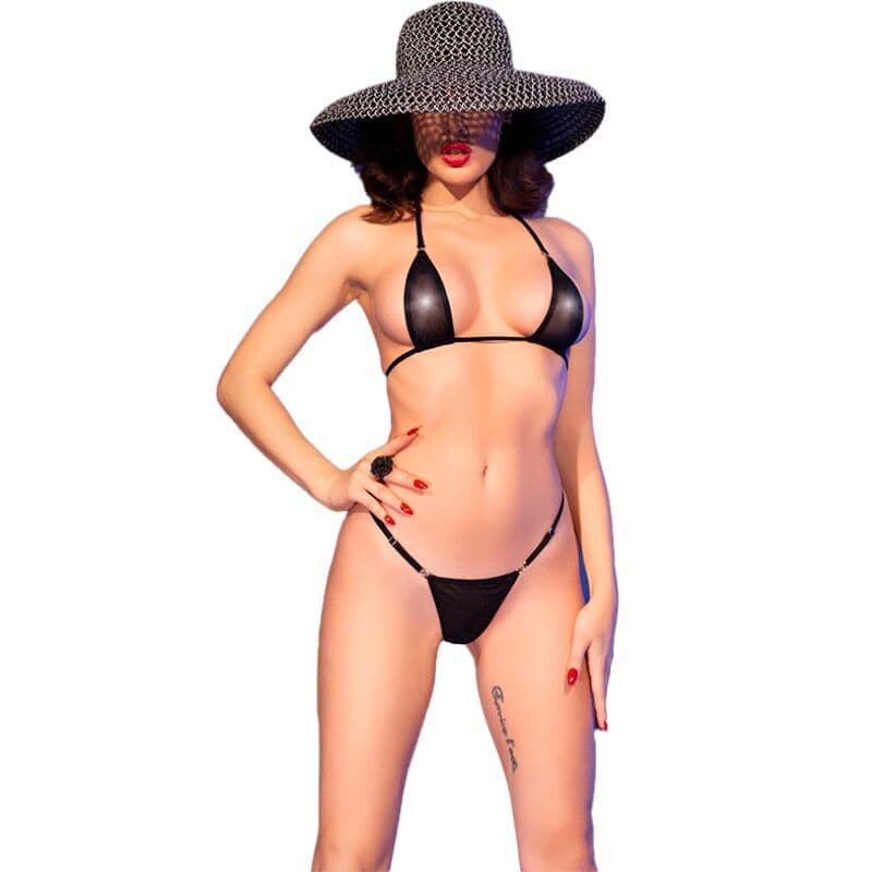 CHILIROSE - CR 4840 MIKRO BIKINI CRNI S/M