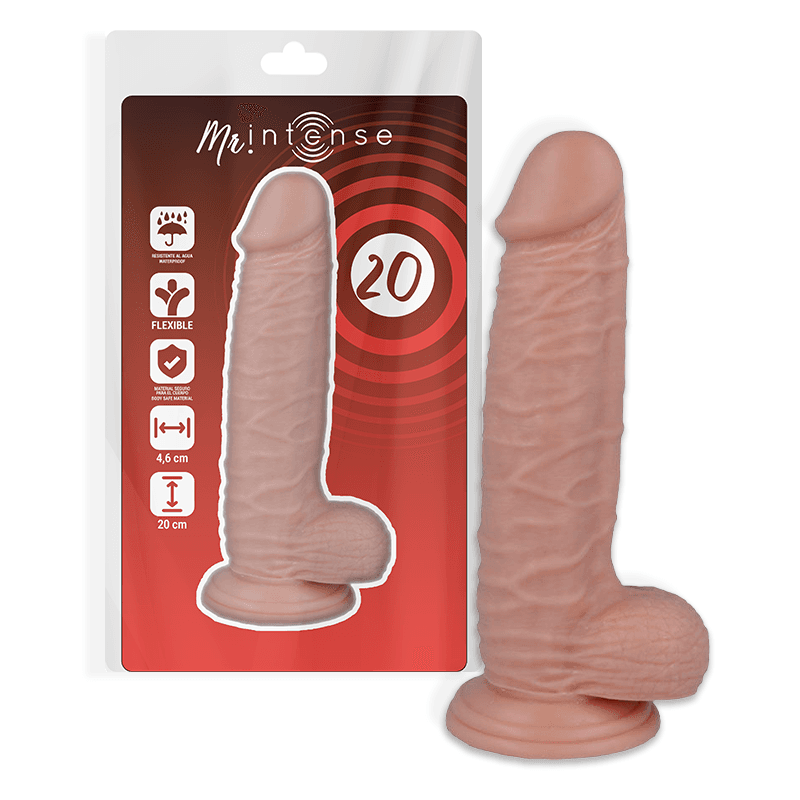 MR INTENSE - 20 realističan dildo, 20 cm Ø 4,6 cm
