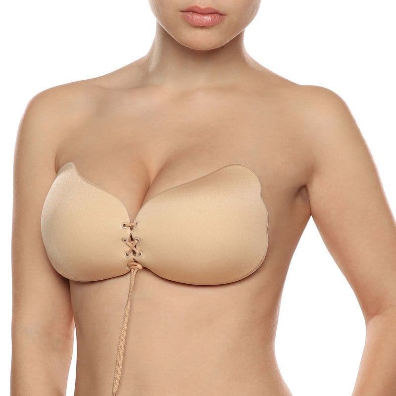 BYE-BRA - Lace-It Verbesserungs-Push-Up Beige Cup A