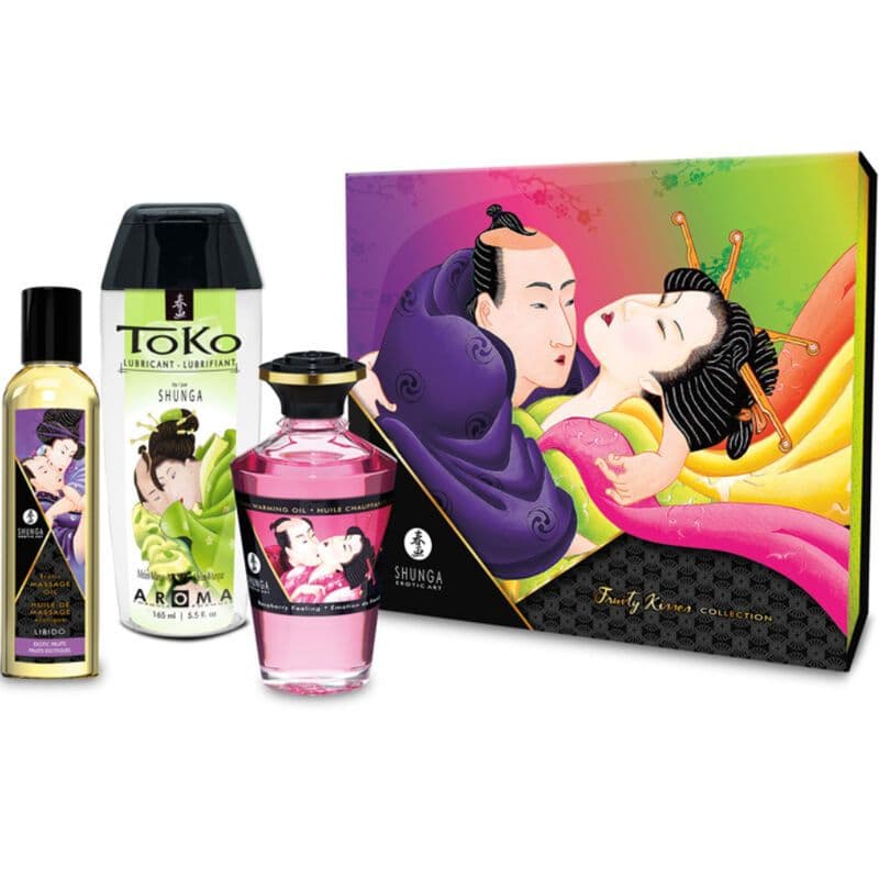 SHUNGA - KOMPLET KOLEKCIJA VOĆNIH POLJUBACA FRUITY KISSES