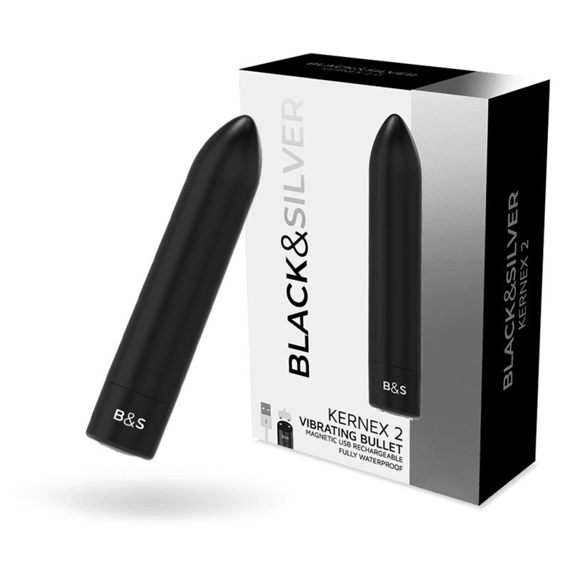 BLACK&SILVER - KERNEX 2 BLACK VIBRIRAJUĆI MAGNETNI METAK