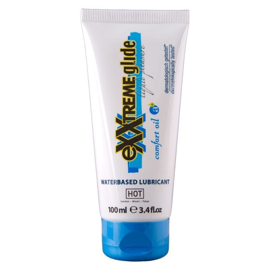 HOT EXXTREME GLIDE LUBRIKANT NA BAZI VODE + COMFORT OIL A+ 100 ML