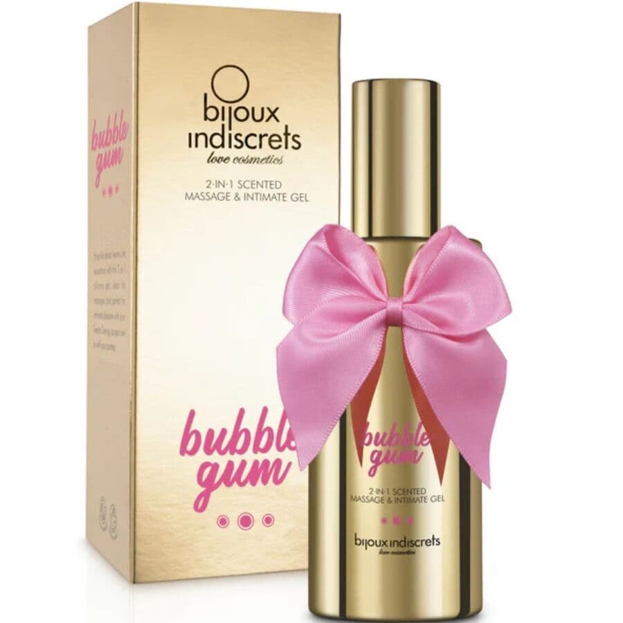 BIJOUX - MIRISNI GEL ZA MASAŽU I INTIMNI GEL 2 U 1 BUBBLE GUM 100 ML