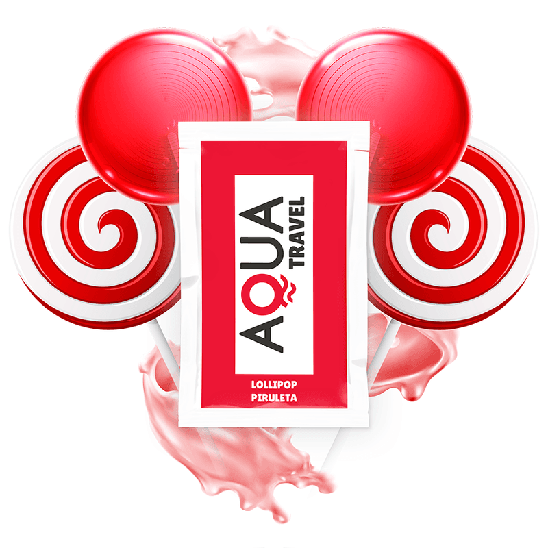 AQUA TRAVEL - LUBRIKANT NA BAZI VODE S OKUSOM LIZALICE 6 ML