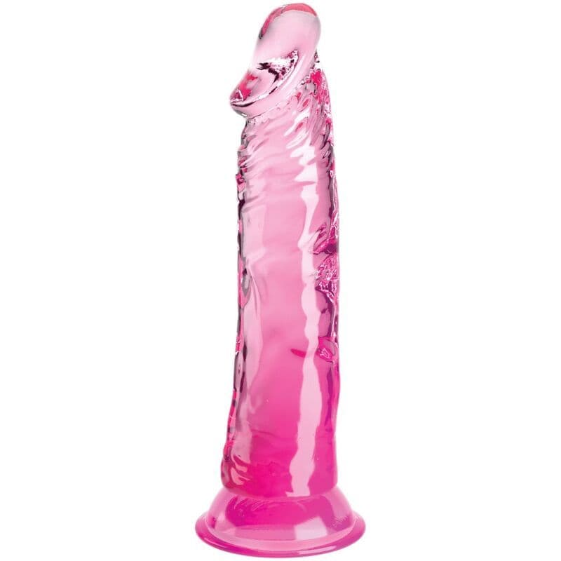 KING COCK - CLEAR REALISTIC PENIS REALISTIČAN PROZIRNI DILDO 19,7 CM, ROZNI