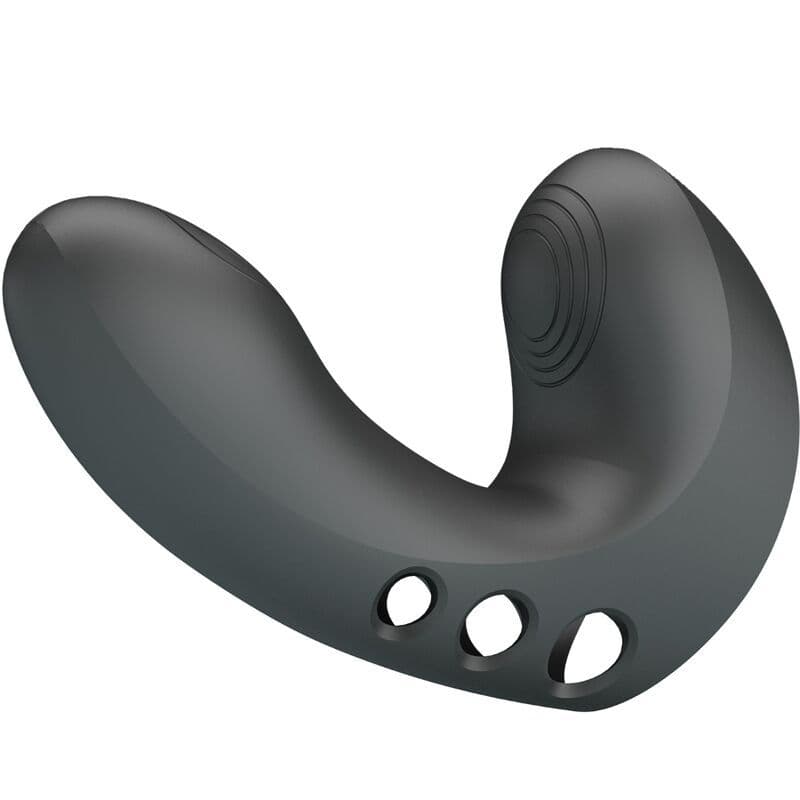 PRETTY LOVE - CAMELIA VIBRATOR ZA PRST, 7 VIBRACIJA, CRNI