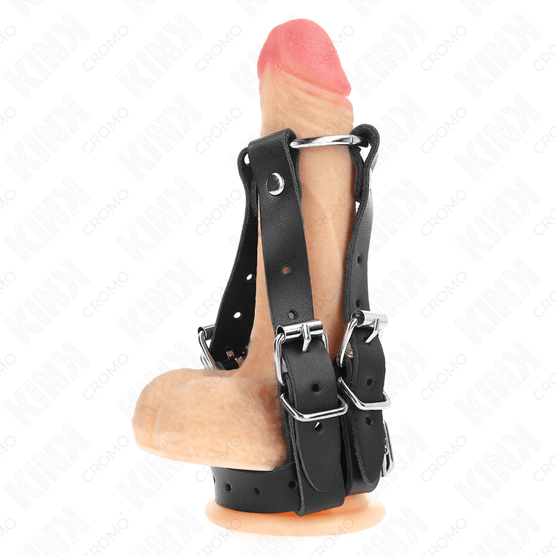 KINK - PRSTEN ZA PENIS S VIŠE PODESIVIH REMENA