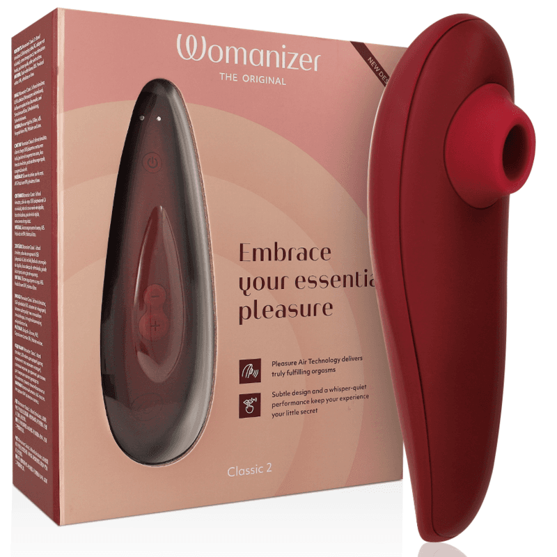 WOMANIZER - CLASSIC 2 STIMULATOR KLITORISA, BORDO