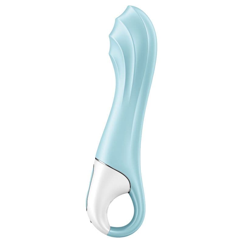 SATISFYER - VIBRATOR ZA G-TOČKU NA NAPUHAVANJE AIR PUMP VIBRATOR 5+ APP BLUE