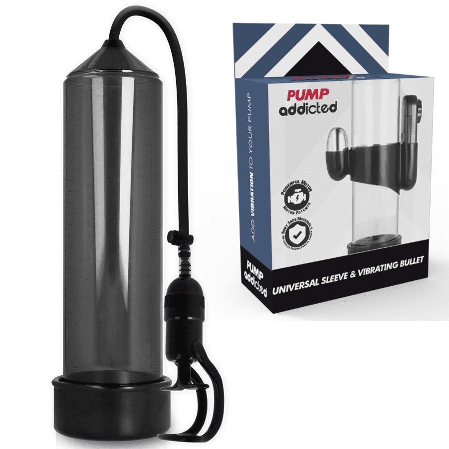 PUMP ADDICTED - RX5 CRNA VIBRIRAJUĆA PUMPA ZA PENIS