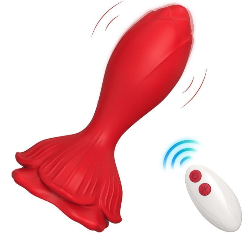 ARMONY - Ružičasti vibrator i analni utikač mali daljinski upravljač crveni