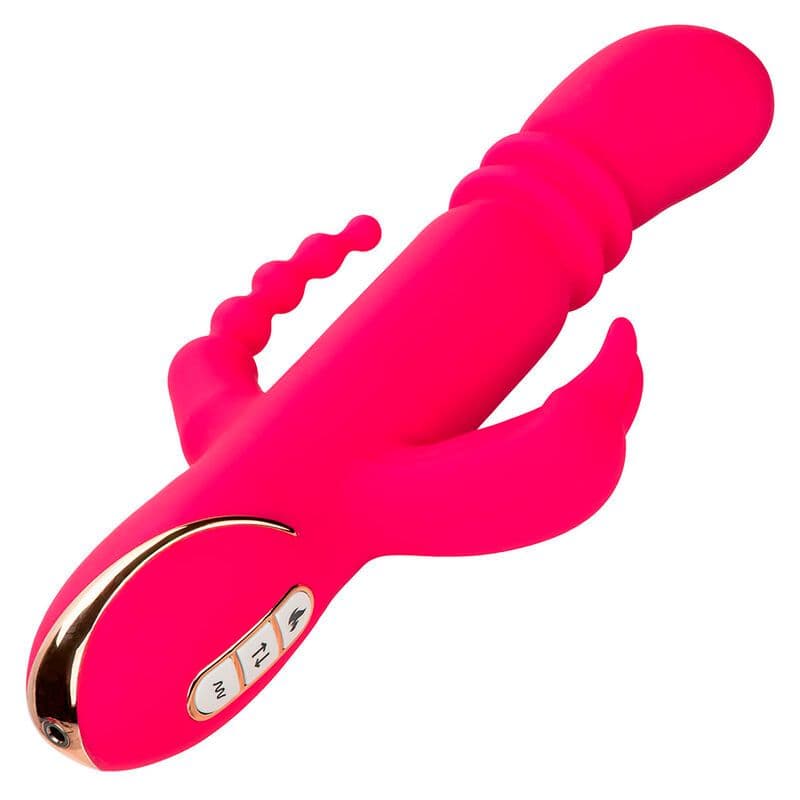 CALEXOTICS JACK FANTASY TROSTRUKI GRIJUĆI VIBRATOR ZEKO, ROZA