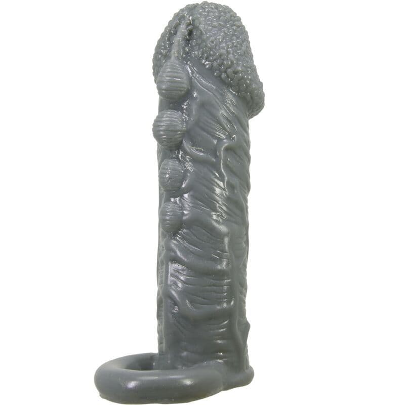 PRETTY LOVE - REALISTIČNI OVOJ ZA PENIS ZA POVEČAVO IN ZAKASNITEV, SIV
