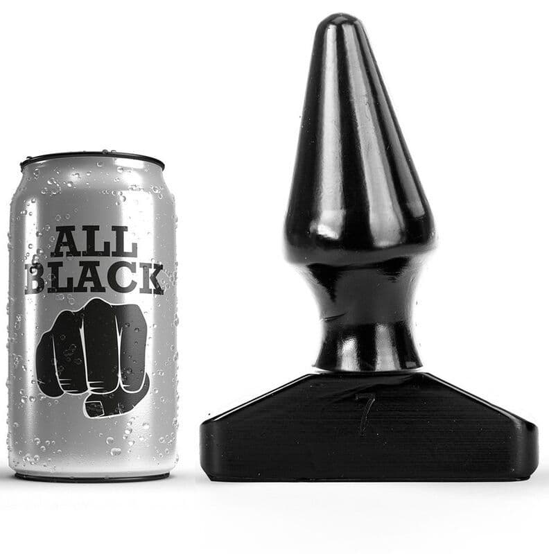 ALL BLACK - Analni čep 16 cm