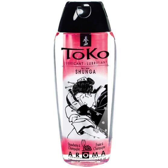 SHUNGA TOKO AROMATIČNI LUBRIKANT JAGODA IN ŠAMPANJEC