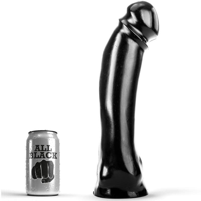 ALL BLACK - Dildo, 33 cm