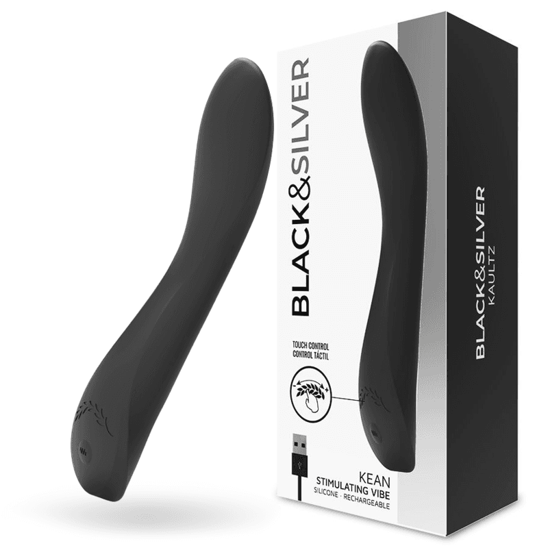 BLACK&SILVER - KEAN VIBRATOR S UPRAVLJANJEM NA DODIR TOUCH CONTROL
