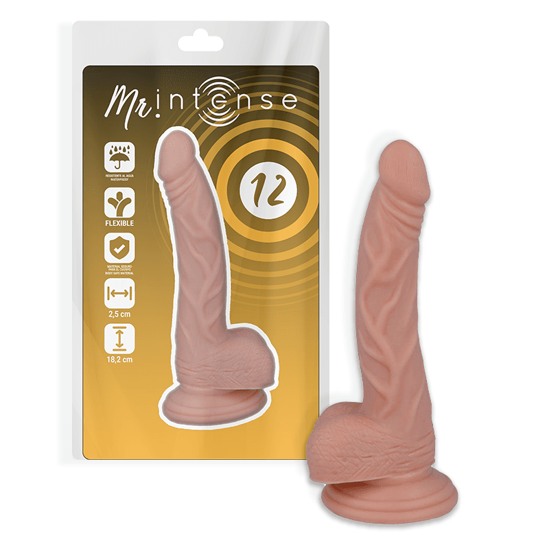 MR INTENSE - 12 realističan dildo, 18,2 cm Ø 2,5 cm