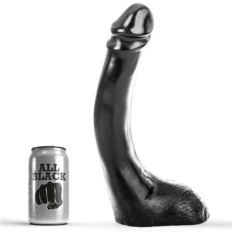 ALL BLACK - Dildo za fisting, 29 cm