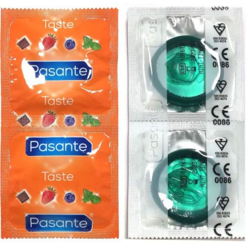 PASANTE - KONDOMI S OKUSOM MENTE, VREĆICA 144 KOMADA
