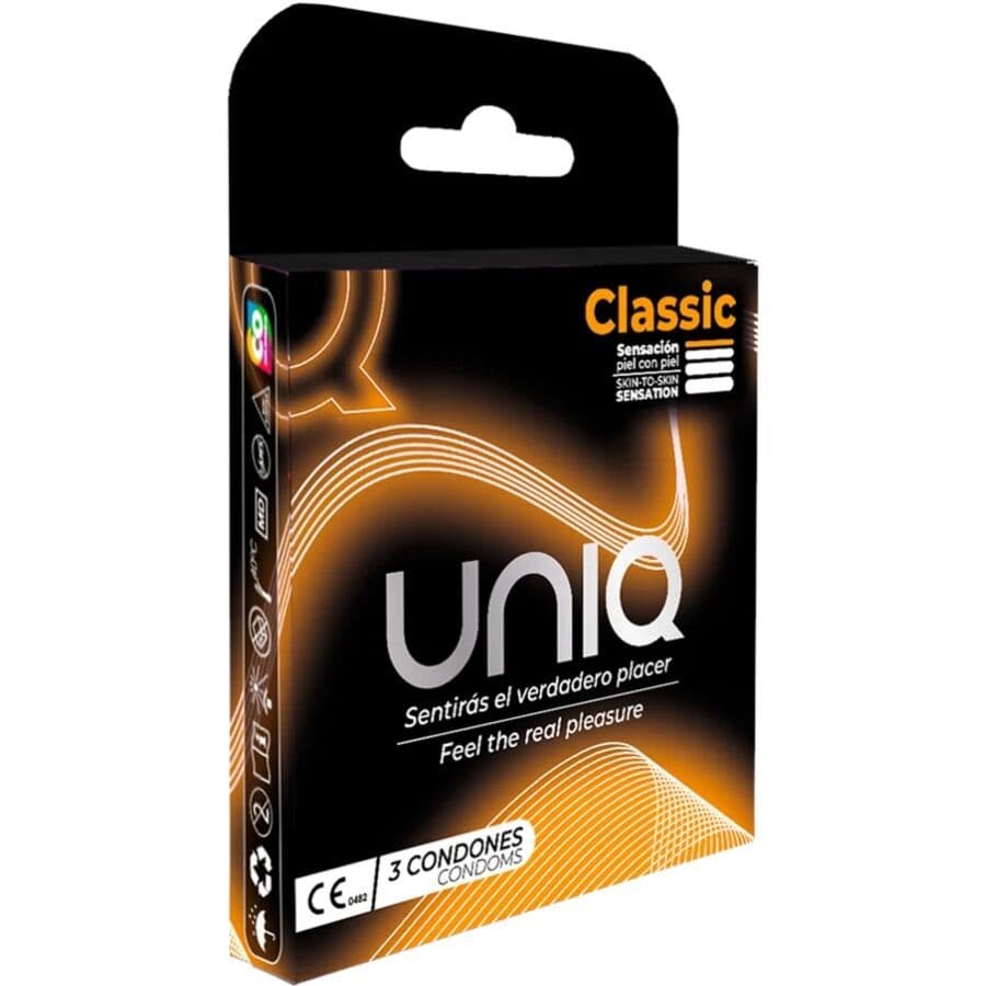 UNIQ - CLASSIC KONDOMI BEZ LATEKSA, 3 KOMADA