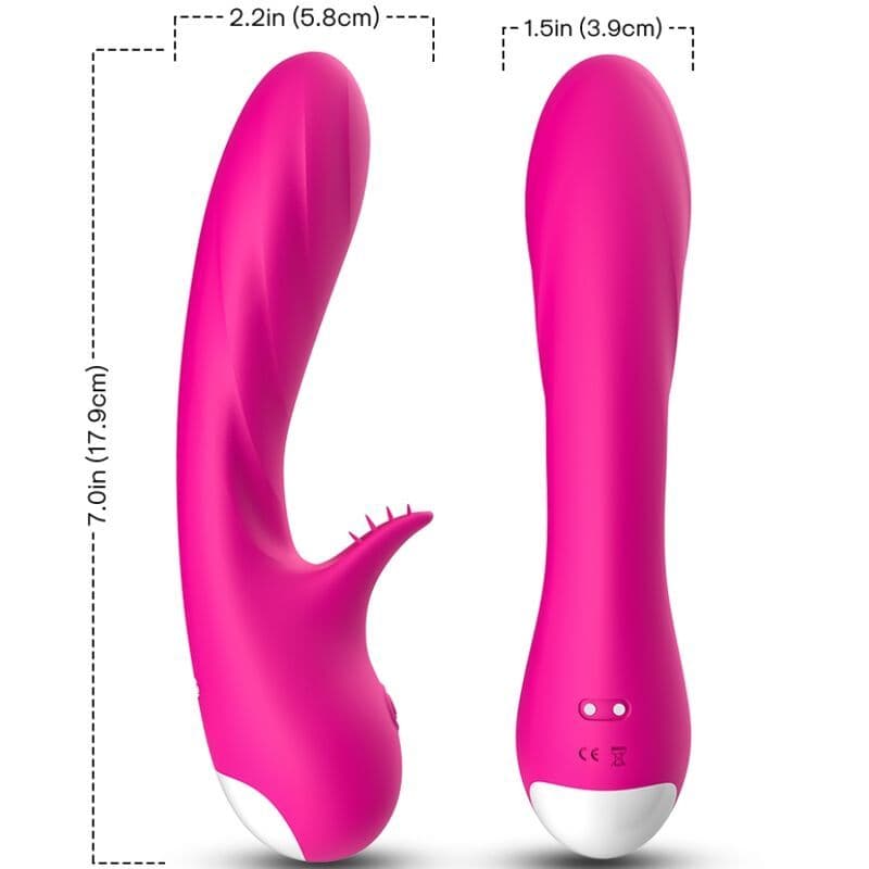 ARMONY - Romance vibrator s stimulatorjem fuksija