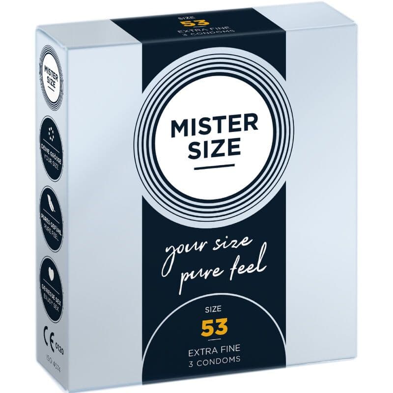 MISTER SIZE - KONDOM VELIČINA M 53 MM (3 KOMADA)