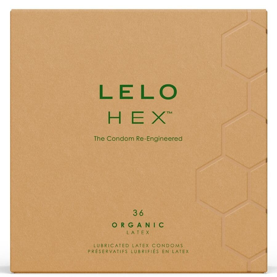 LELO - PRESERVATIVI ORGANICI HEX CONFEZIONE DA 36 UNITÀ