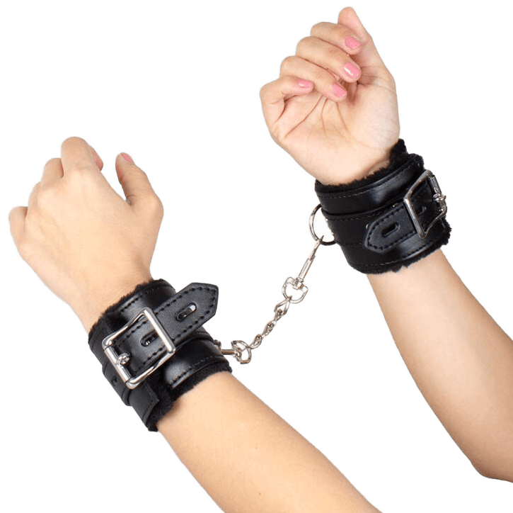 SECRETPLAY - BONDAGE LISICE ZA ZAPEŠĆA I GLEŽNJEVE, CRNE (BDSM COLLECTION)
