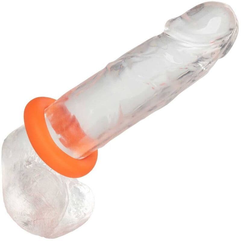 CALEXOTICS - ALPHA PROLONG VELIKI OBROČEK ZA PENIS, ORANŽEN