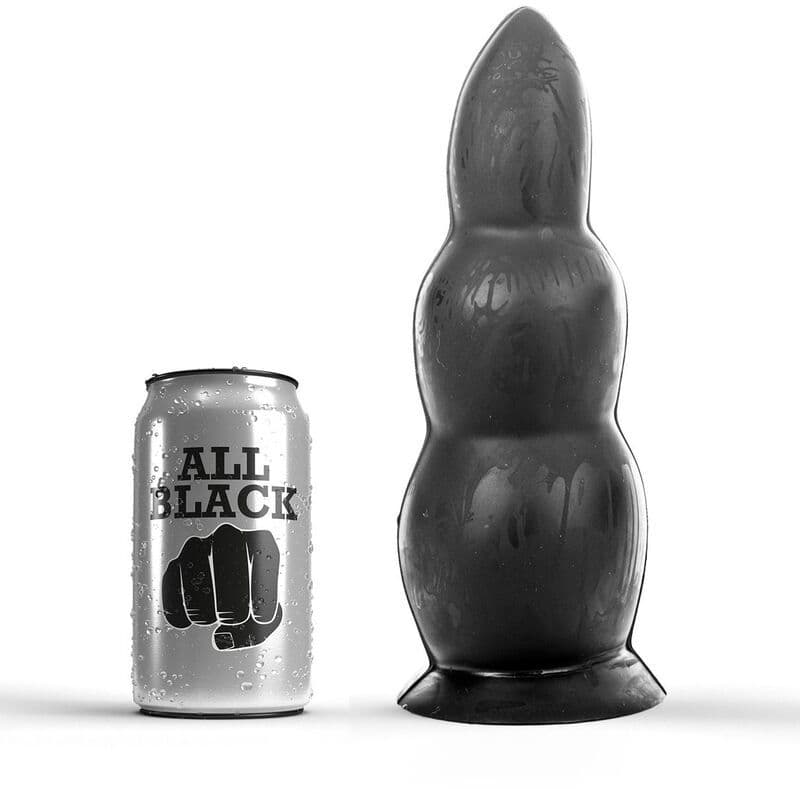 ALL BLACK - Analni čep, 23 cm