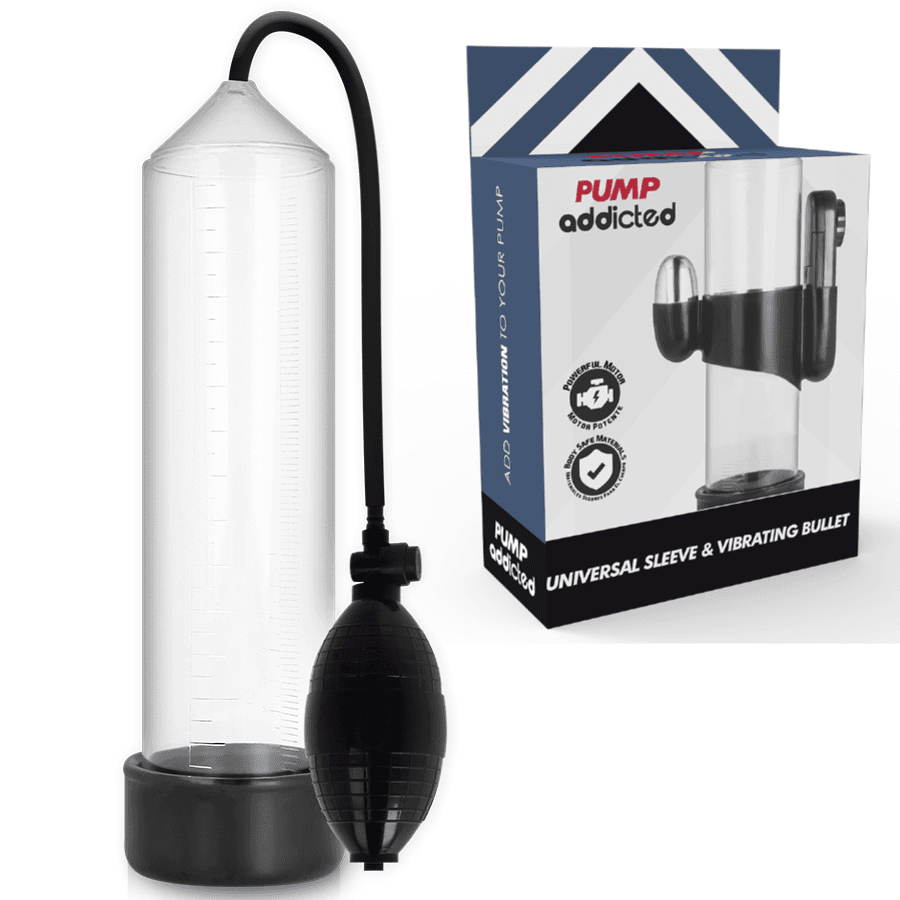PUMP ADDICTED - RX3 PROZIRNA VIBRIRAJUĆA PUMPA ZA PENIS