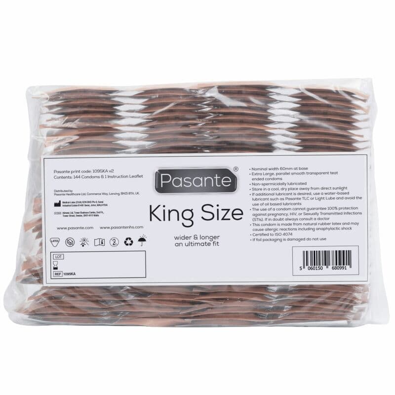 King size kondomi, vrečka 144 kosov