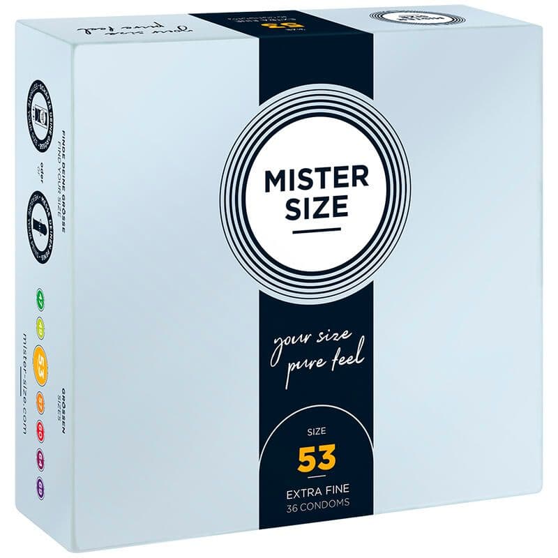 MISTER SIZE - KONDOM VELIČINA M 53 MM (36 KOMADA)
