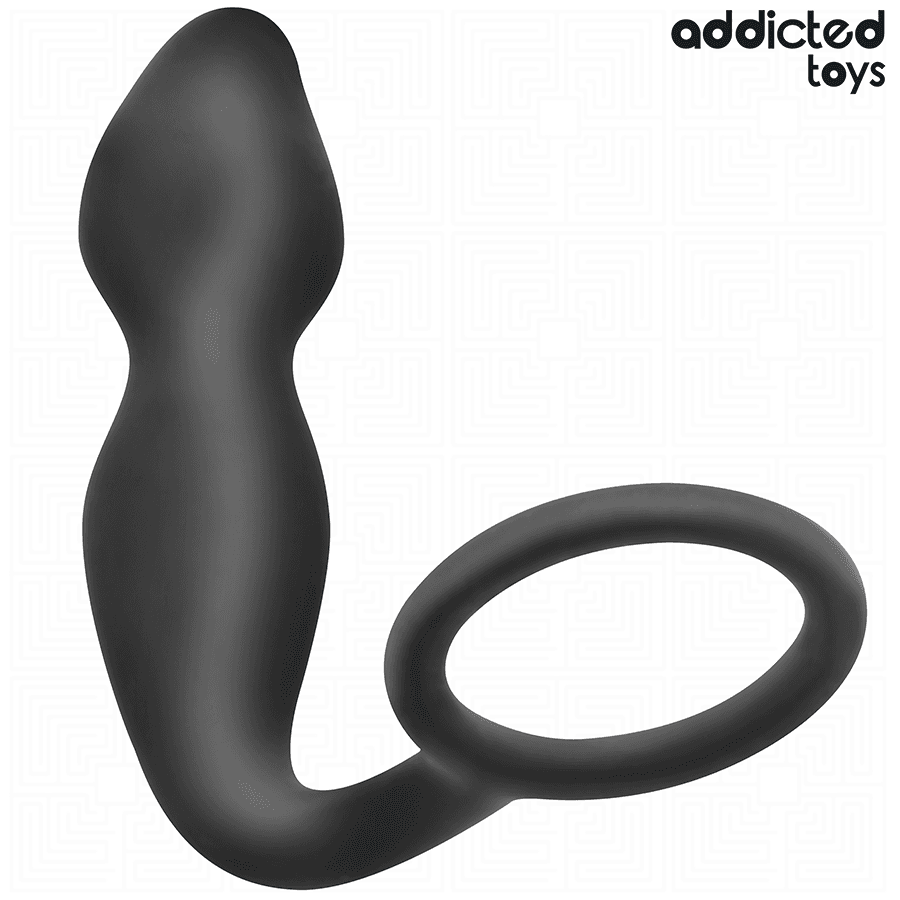 ADDICTED TOYS - SILIKONSKI ANALNI ČEP Z OBROČKOM MODEL 2