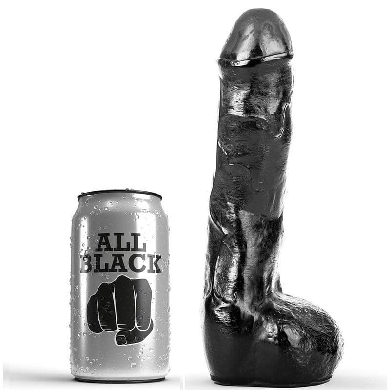 ALL BLACK - REALISTIČAN ANALNI DILDO 20 CM