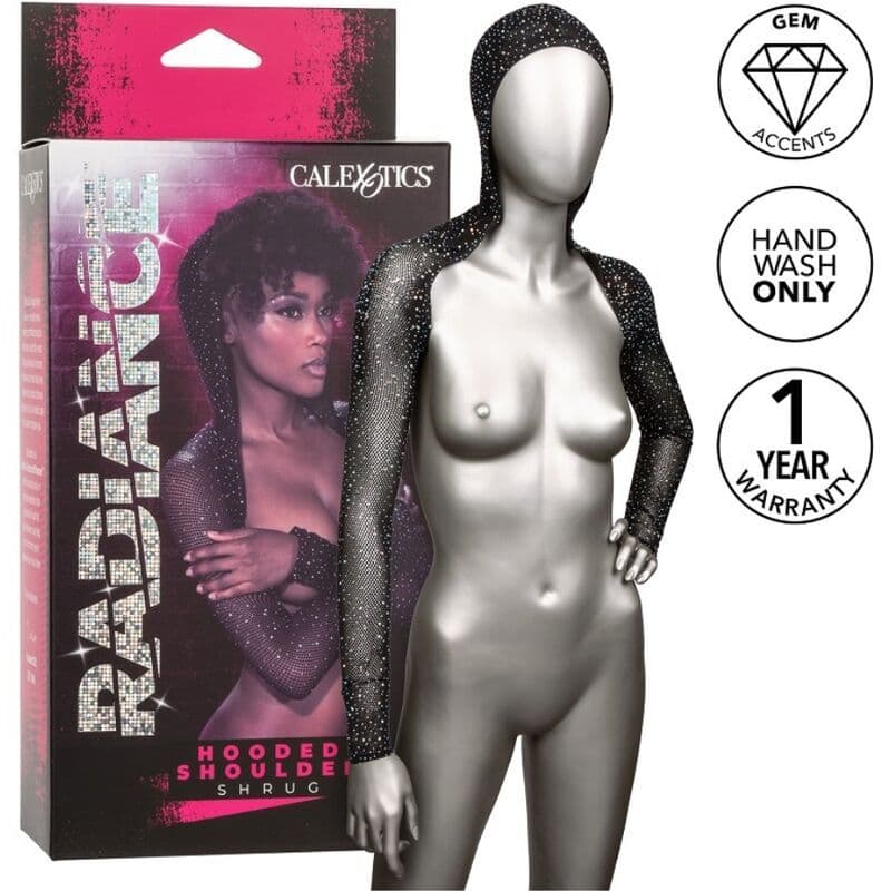 CALEXOTICS - RADIANCE BOLERO S KAPULJAČOM I SVJETLUCAVIM KAMENČIĆIMA